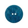 Guzik z orzecha corozo z 2 dziurkami [ 15 mm ] – błękit turkusowy,  thumbnail number 1