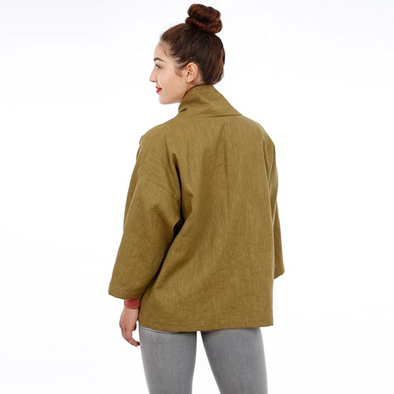 FRAU SINA - kurteczka kimono ze skośnymi kieszeniami, Studio Schnittreif | XS - XXL,  image number 5