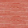 Dżersej bawełniany w rysunkowe paski – terakota,  thumbnail number 1