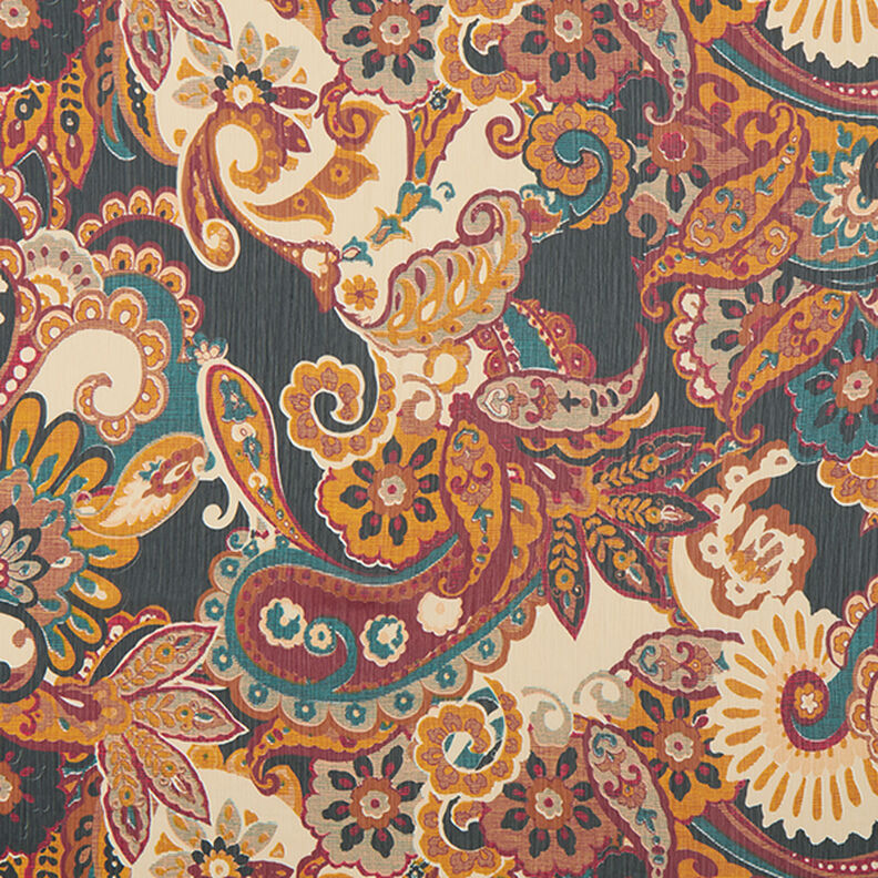 Crêpe Chiffon Paisley – beż,  image number 1