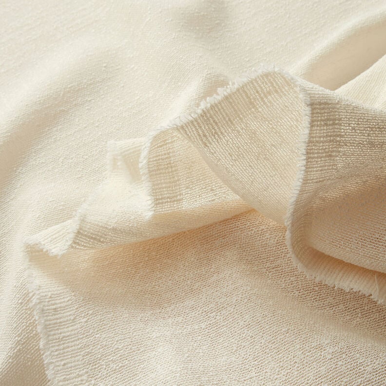 Tkanina na firany efekt bouclé 300 cm – mleczna biel,  image number 3