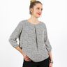 FRAU SUKI – bluzka z kontrafałdą, Studio Schnittreif | XS - XXL,  thumbnail number 5