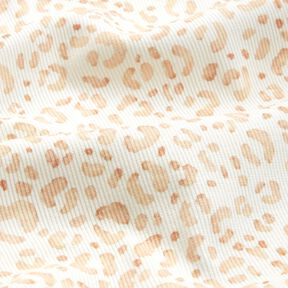 D?ersej pr??kowany subtelny wz&oacute;r w panterk? nadruk cyfrowy &ndash; biel, 