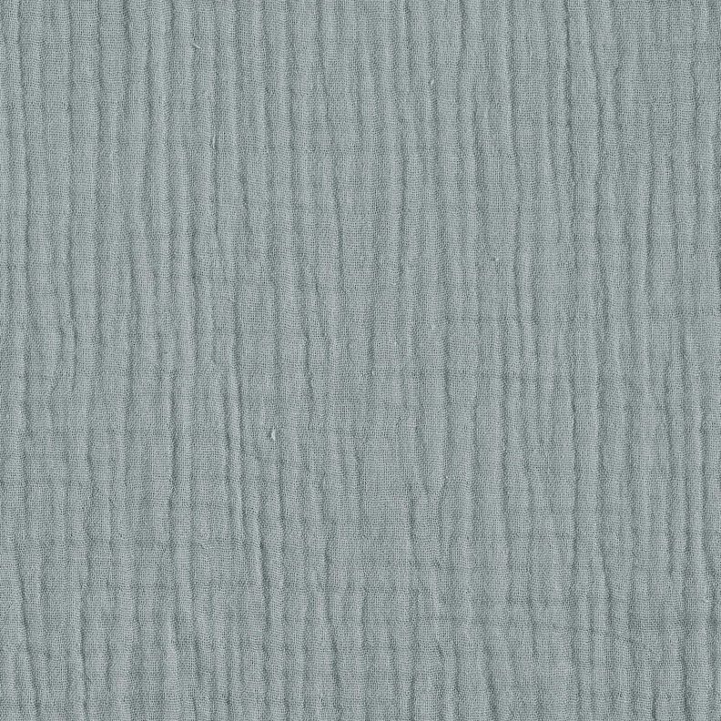 Trójwarstwowy muślin bawełniany Jednokol – szary słoniowy, image number 3