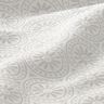 Tkanina outdoor żakard Koliste ornamenty – jasnoszary/mleczna biel,  thumbnail number 2