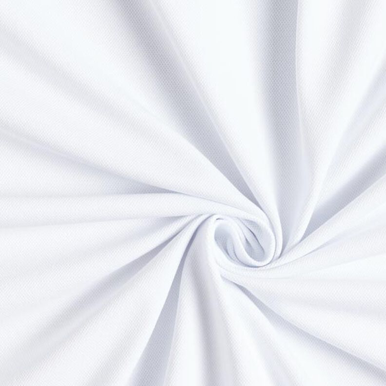 Dżersej bawełniany Pika cienka – biel,  image number 1