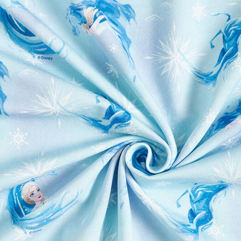 Dzianina dresowa drapana Królowa Śniegu 2 | Disney – błękit,  image number 3