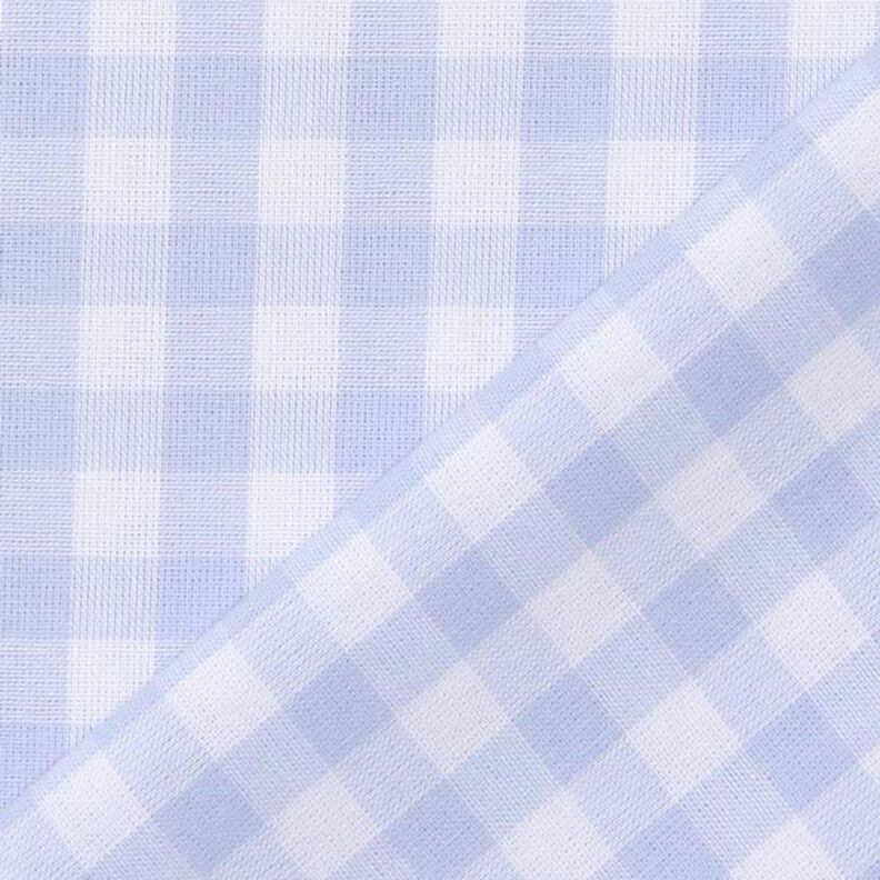 Tkanina bawełniana Vichy - 1 cm – błękit,  image number 3