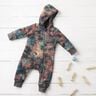 Softshell abstrakcyjny wzór – antracyt/winogronowy,  thumbnail number 7