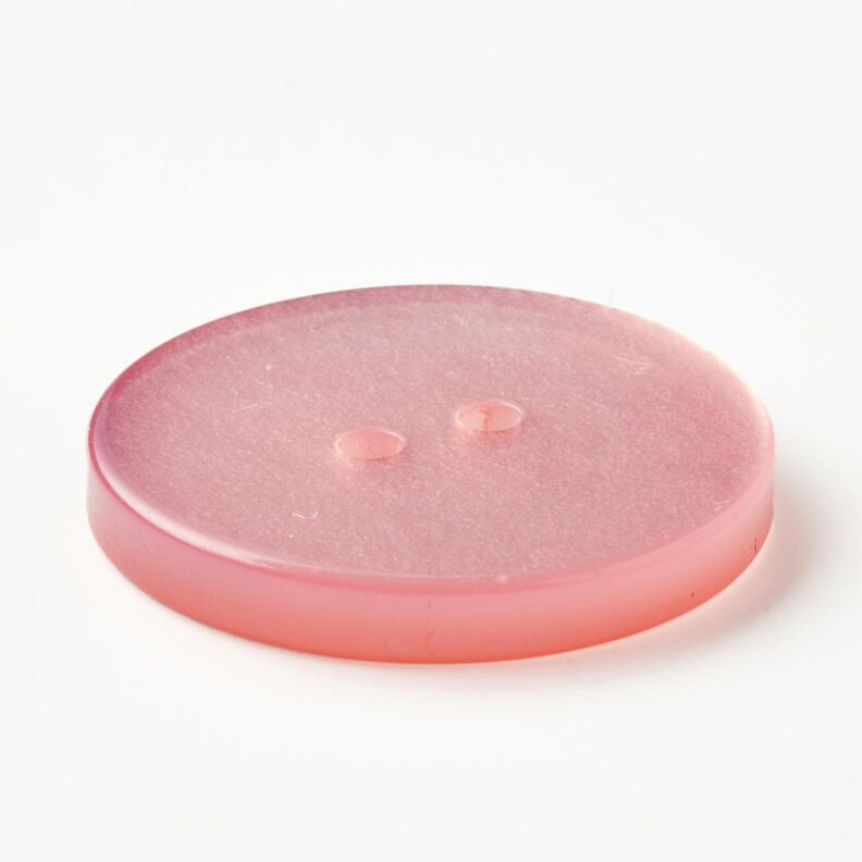 Guzik 2-dziurkowy błyszczący [Ø 25 mm] – róż,  image number 3