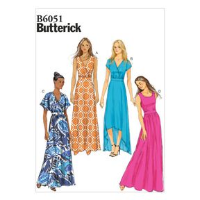 Sukienka, Butterick 6051|34 - 42, 