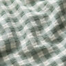 Tkanina bawełniana ze strukturą w kratkę – biel/zieleń trzcinowa,  thumbnail number 2