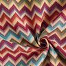 Tkanin dekoracyjna Gobelin chevron – jasnobeżowy/czerwień karminowa,  thumbnail number 3