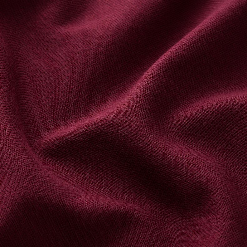 Dzianina ściągaczowa jednokol. – bordo,  image number 2