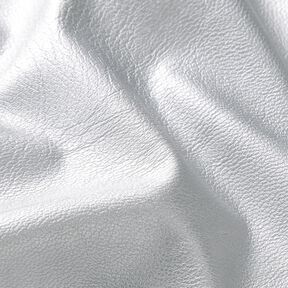 Strecz Imitacja skóry Metaliczny – srebrnoszary, 