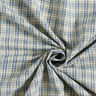 Mieszanka bawełny w kratki – migdałowy/jasnoniebieski,  thumbnail number 4