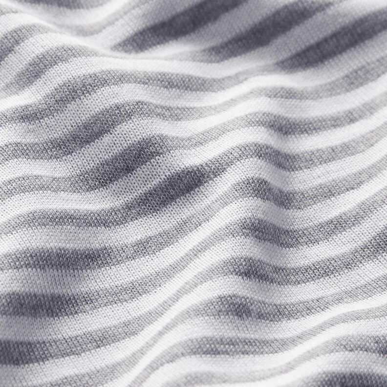 Dżersej dwustronny w paski, jednokol. – biel/szary, image number 3