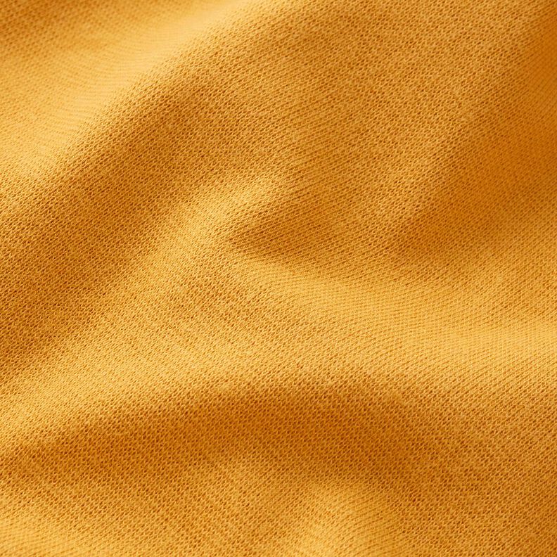 Dzianina ściągaczowa jednokol. – żółty curry, image number 2