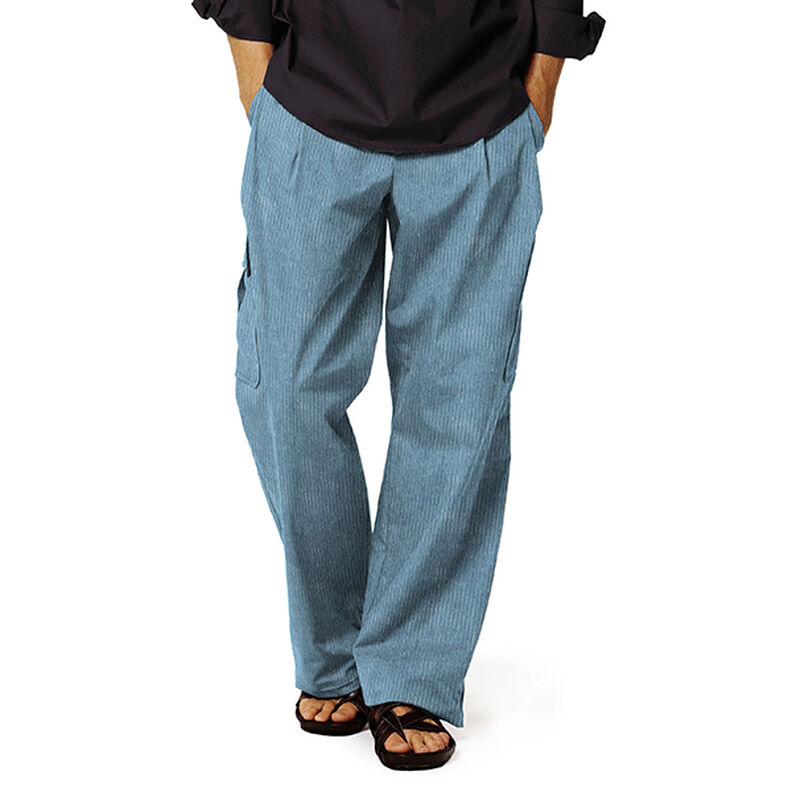 Sztruks szeroki wstępnie uprana Jednokol – błękit golębi,  image number 12