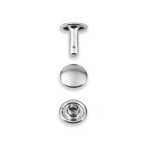 Nity kaletnicze dla grubości 4-6mm [20 sztuk | Ø 9 mm] | Prym – srebro metaliczny, 