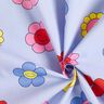 Bawełna powlekana wesołe kwiaty | Poppy Fabrics – błękit/róż,  thumbnail number 4