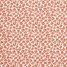 Tkanina bawełniana Kreton mały wzór w panterkę – kość słoniowa/miedź,  thumbnail number 1