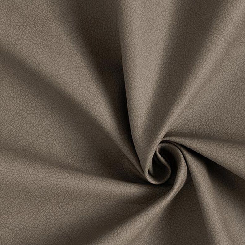 Tkanina tapicerska Sztuczna skóra drobny wzór – ciemny szarobrązowy,  image number 1