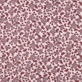 Flanela bawełniana kwiatki | Poppy Fabrics – różowy/malwa, 