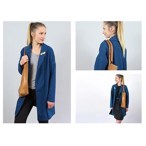 KOBIETA KATI bluza z szalowym kołnierzem i kontrafałdą | Studio Przycięcie na wymiar | XS-XXL, 
