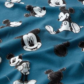 Dżersej bawełniany Myszka Miki | Disney – błękit, 