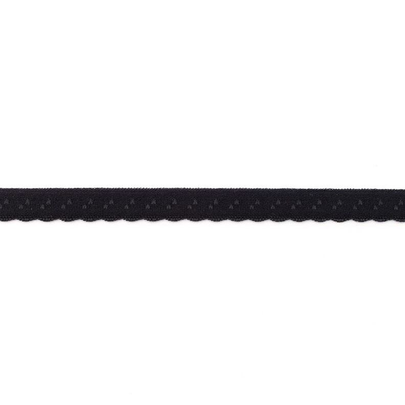 Elastyczna lamówka Koronka [12 mm] – czerń,  image number 1