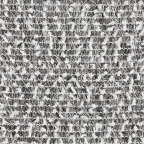 Dzianina swetrowa z efektowną przędzą &ndash; czerń/biel, 