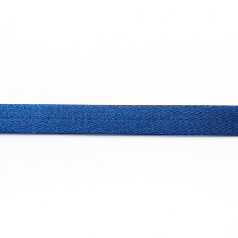 Taśma skośna Satyna [20 mm] – błękit królewski,  image number 1