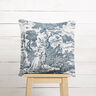 Tkanina dekoracyjna half panama Toile de Jour – granat/mleczna biel,  thumbnail number 8