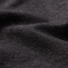 Denim strecz z mieszanki bawełny, średni – czerń, 