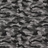 Dzianina żakardowa, kamuflaż, metalik – czerń/srebrny metaliczny,  thumbnail number 1