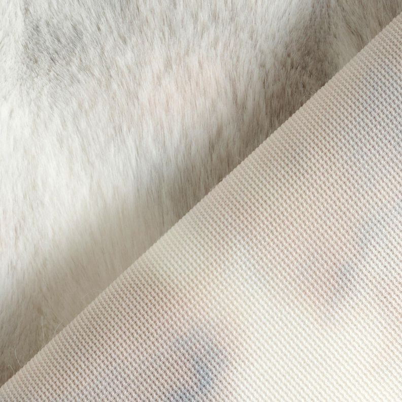 Sztuczne futerko długie włosie z gradientem &ndash; srebrnoszary,  image number 4