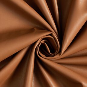 Sztuczna skóra z welurem na lewej stronie  – cynamon, 