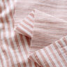 Muślin / Tkanina double crinkle Materiał dwustronny paski – stary róż/biel,  thumbnail number 3