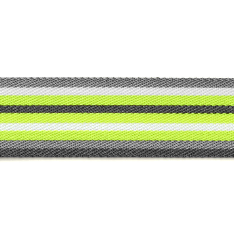 Taśma nośna neonowa [ 40 mm ] – neonowa żółć/szary,  image number 3