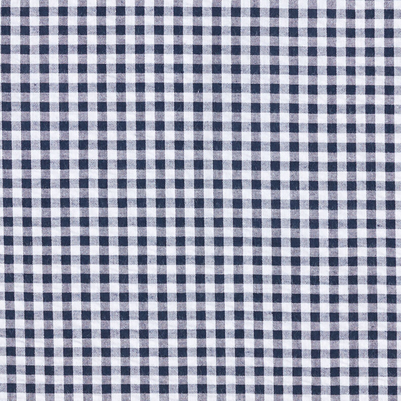 Kora Mieszanka z bawełną kratka Vichy – granat, image number 1