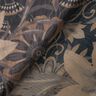 Szyfon w stylizowane kwiaty – czerń,  thumbnail number 4