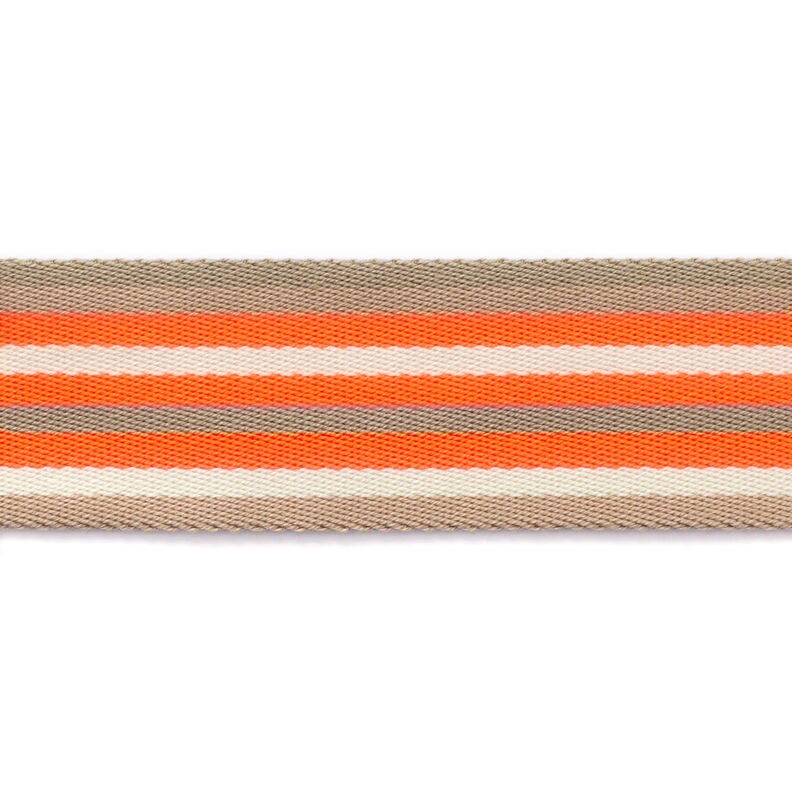 Taśma nośna neonowa [ 40 mm ] – neonowa pomarańcza/beż,  image number 3
