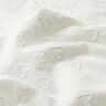 Batyst haftowane serca | Poppy Fabrics – kość słoniowa,  thumbnail number 2