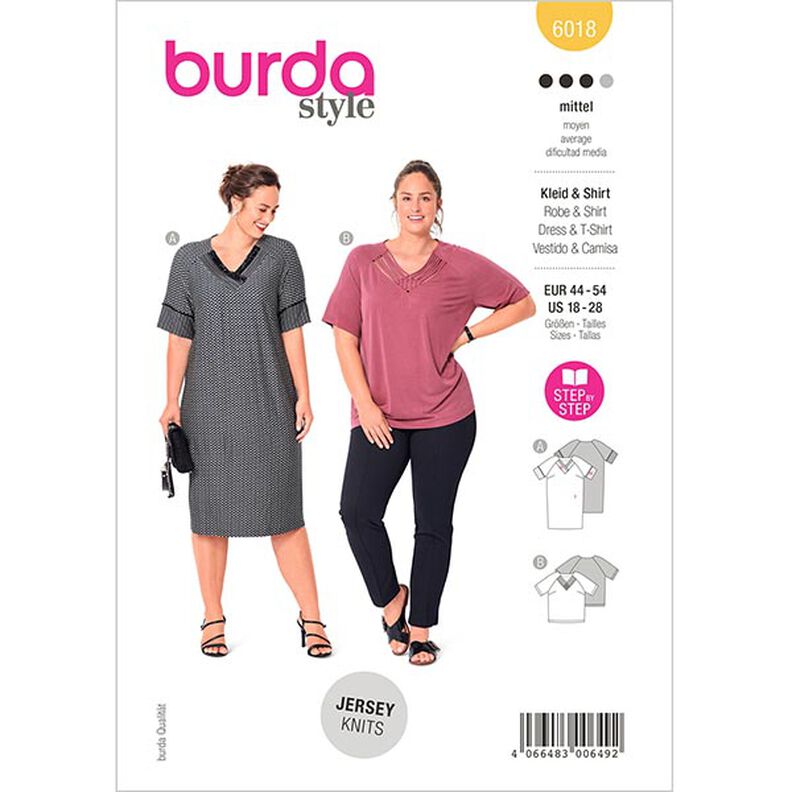 Vestido / Bluzka,Burda 6018 | 44 - 54, image number 1