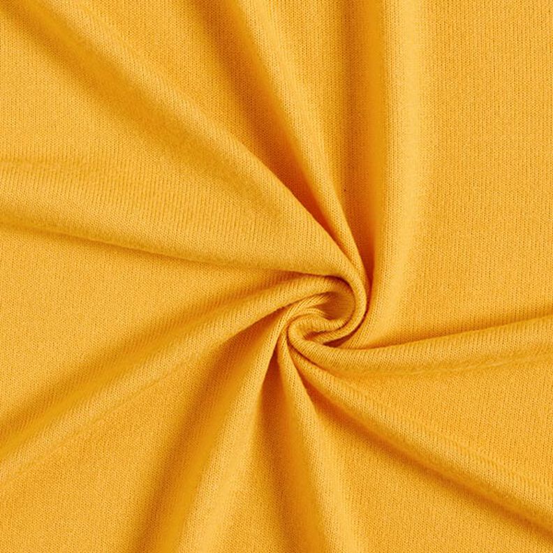 Dzianina o drobnym ściegu jednokol. – żółty curry,  image number 1