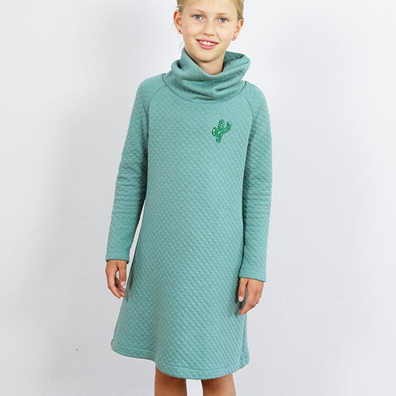 POLLY – milutka sukienka dresowa z golfem, Studio Schnittreif  | 98 - 152,  image number 5