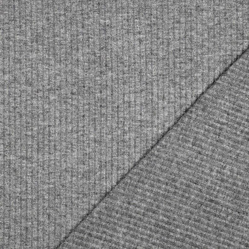 Dzianina prążkowana Lurex – srebrnoszary/srebrny metaliczny,  image number 3