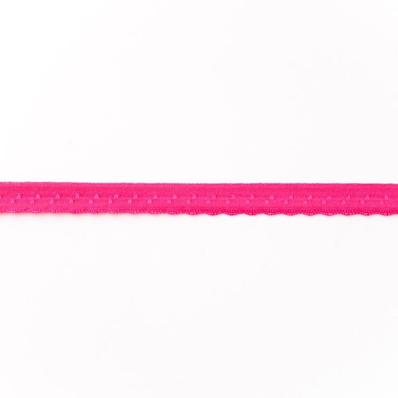 Elastyczna lamówka Koronka [12 mm] – intensywny róż,  image number 1