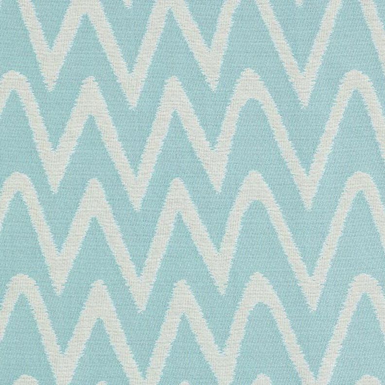 Tkanina outdoor Żakard wzór ikat – błękitny,  image number 1